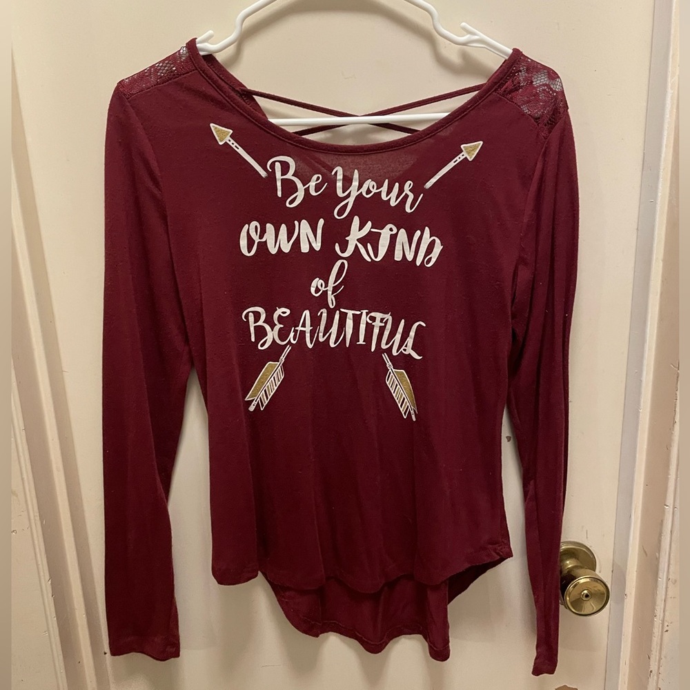 No boundaries long sleeve size S